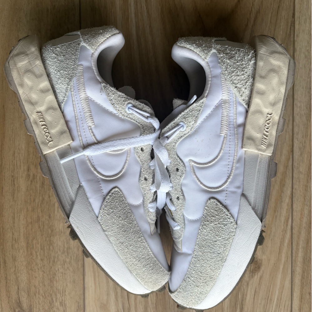 Nike - Women’s Fontanka Waffle Sneakers - Size 6.5 - White - Worn 2 times - Picture 4 of 10